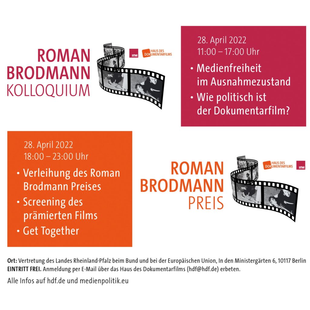 Visual Roman Brodmann Kolloquium und Preis © HDF