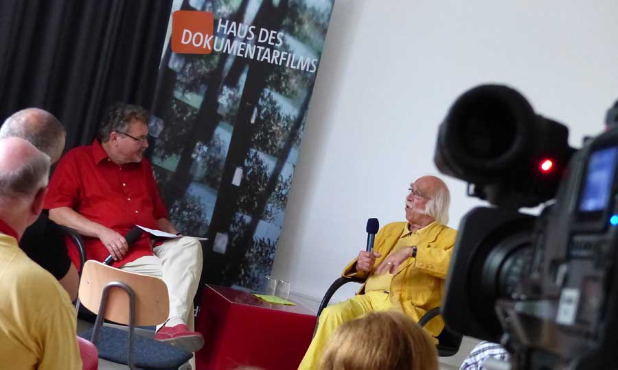 Justus Pankau (rechts) im Gespräch mit Kay Hoffmann © HDF / Schneider