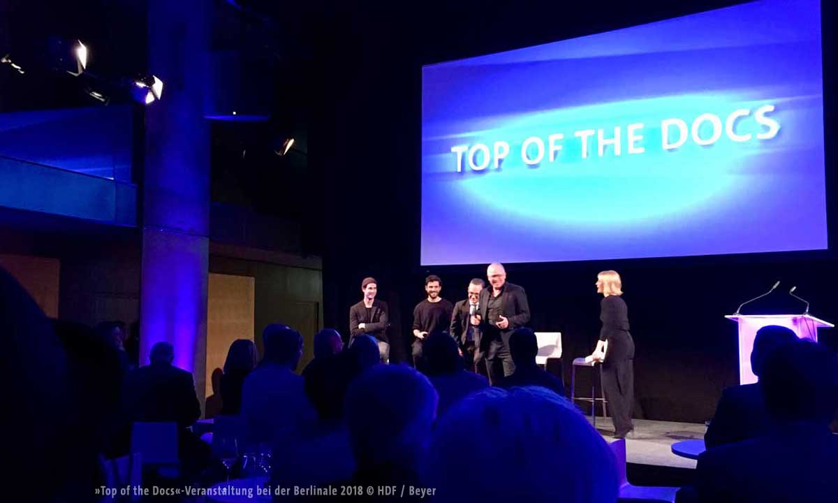 »Top of the Docs«-Veranstaltung bei der Berlinal 2018 © HDF / Beyer