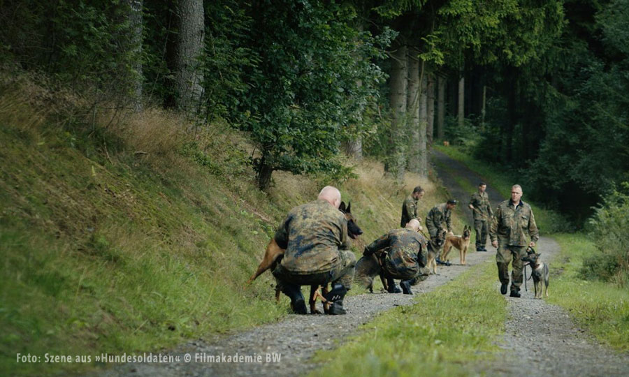 Szene aus »Hundesoldaten« @ SWR, Filmakademie BW