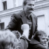 Filmstill aus „Der nackte König – 18 Fragmente über Revolution“, zu sehen ist Lech Wałęsa (Foto: W-Film/Mira Film)