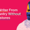 Plakat zu „Der Schriftsteller aus einem Land ohne Buchhandlungen“ © Filmpixs/PR