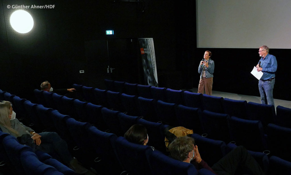 Lisa Eder und Kay Hoffmann bei der DOK Premiere von "Der Wilde Wald" im Caligari Kino in Ludwigsburg © Günther Ahner/HDF