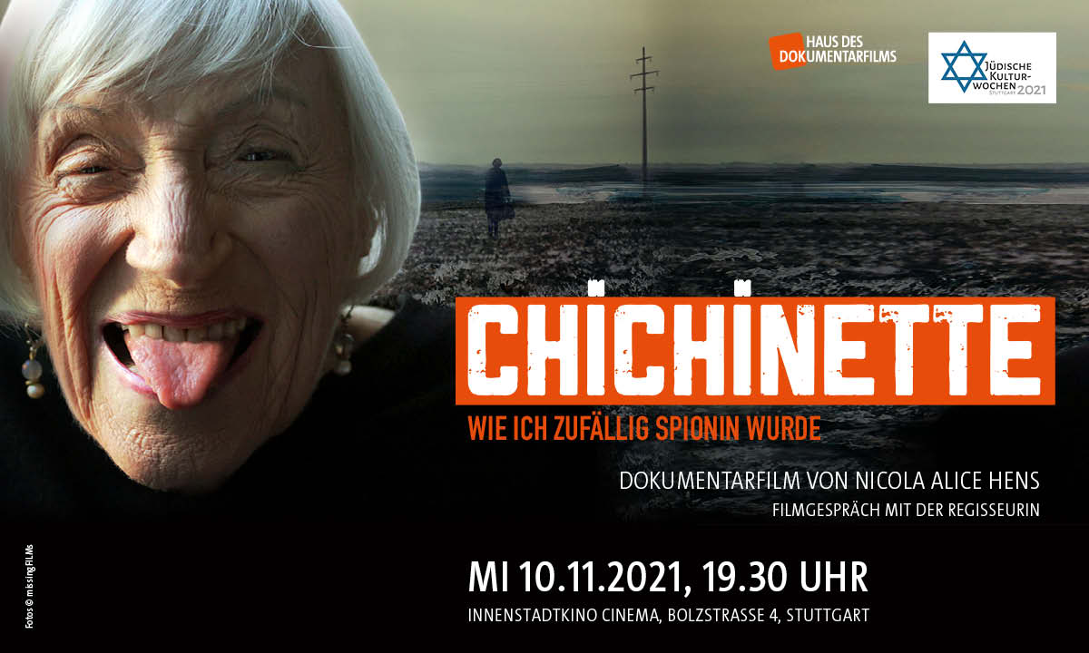 Jüdische Kulturwochen Stuttgart Veranstaltung Haus des Dokumentarfilms "Chichinette"