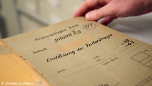 Filmstill aus „Die Wannseekonferenz – Die Dokumentation“ © ZDF/Klaus Josef Sturm